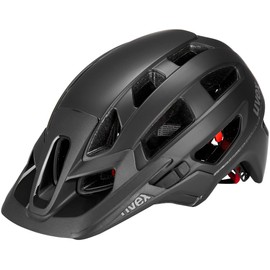uvex Finale 2.0 - Secure Mountain Bike Helmet for Men & Women - Individual Fit - Upgradeable with an LED Light - Black Matt - 52-57 cm