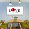 SiGuTie LOVE Canvas Wall Art Bedroom Wall Decor Living Room,Lip