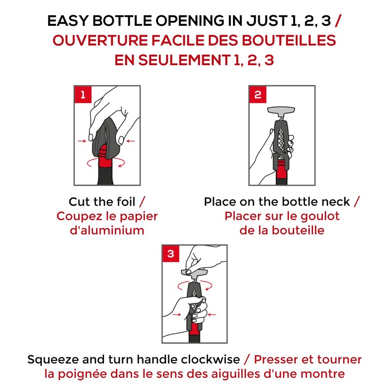 Peugeot - Altar Corkscrew - Continuous Turn Manual Bottle Opener