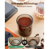 MOKKOM Coffee Grinder Electric with Scale, Conical Burr Coffee Grinder