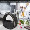 Toiletry Bag PU Leather Makeup Bag Portable Cosmetic Bag Portable
