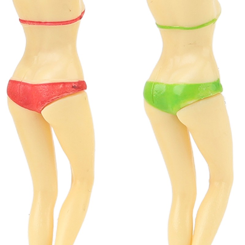 6PCS Funny Golf Tees Plastic Lady Bikini Girl Golf Tees
