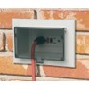 iMBAPrice DBHC Outdoor Outlet Cover, Clear 1-Gang Horizontal Extra Duty
