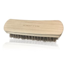Griffin Shoe Care - Shoe Shine Brush with Soft Horsehair Bristles