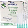 Caja 100 Agujas Hipodérmica Desechable Calibre 21G x 32 mm