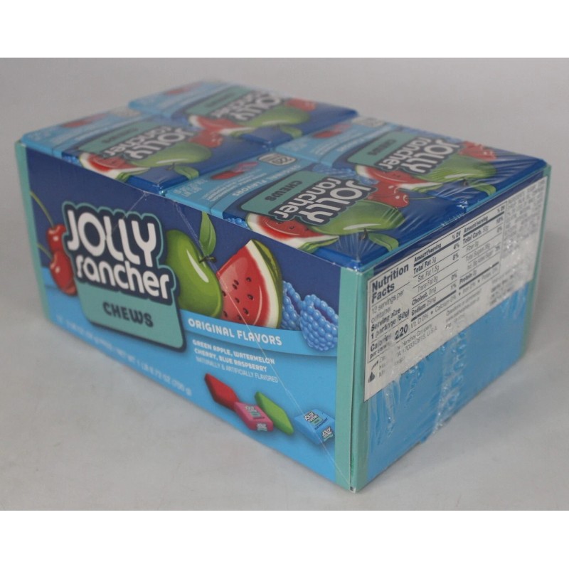 Jolly Rancher Chews Candy Original Fruit Flavors Chewy Bulk 12