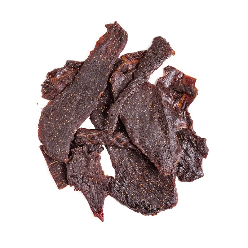Mahogany Smoked Meats: Peppered Buffalo Jerky - 8oz
