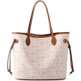 Queenoris Fashion Tote Bag for Women, Top-handle Shoulder Handbag Large Capacity Designer Pureses