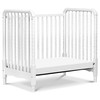 DaVinci Jenny Lind 3-in-1 Convertible Mini Crib in White, Removable