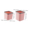 Outanaya 2pcs Desktop Trash Can Waste Bin for No Lid