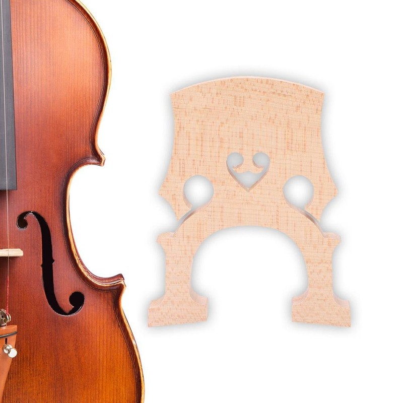 4/4 Cello Bridge Maple Professional Cello Bridge Autoajustable Fitted Bridge