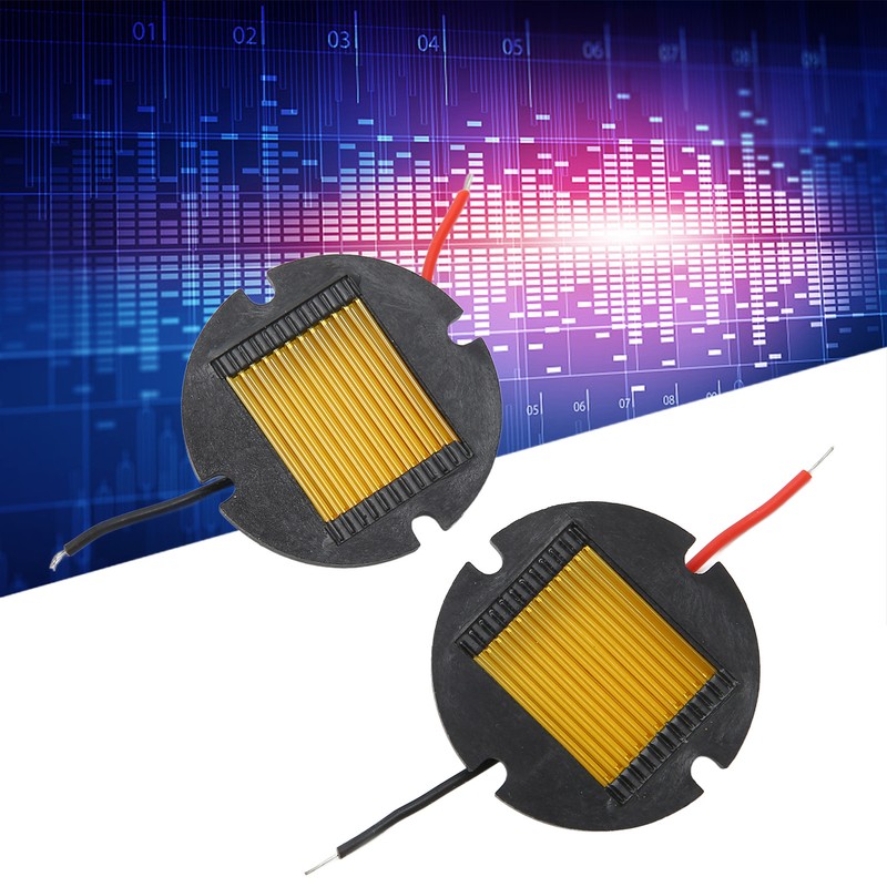 2pcs Tweeter Membrane Multifunctional Round Tweeter Membrane Replacement for Speaker