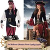 JASGOOD Santa Claus Belt for Adults - Black Pirate Belt