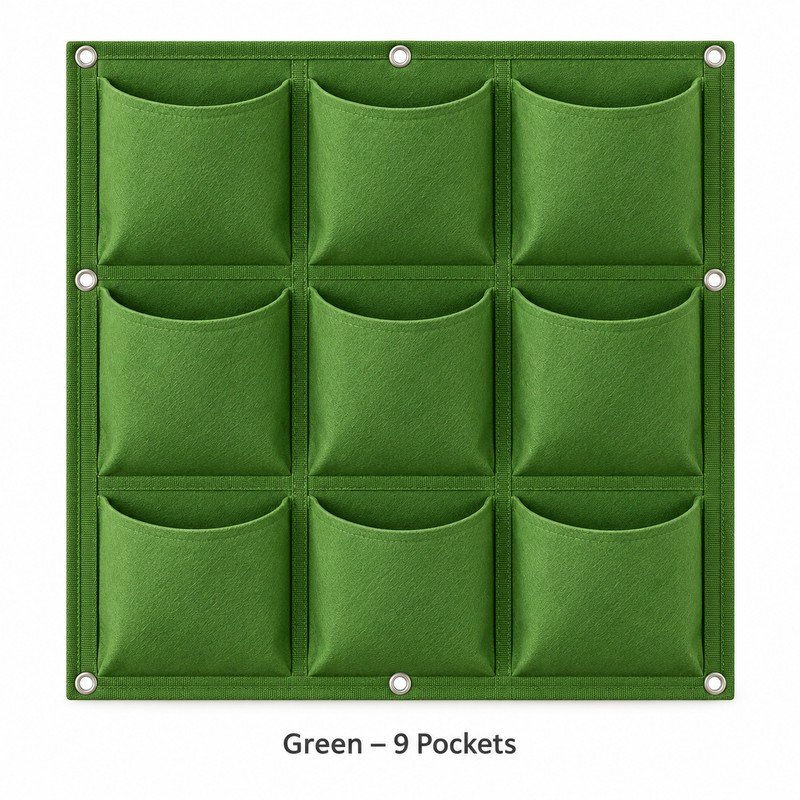Vertical Wall Hanging Planter for Home Gardening – Space-Saving Fabric
