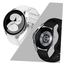 CHILDWEET Pack of 2 Watch Case Smart Watch Protective Cases Smart Watch Screen Protector Smart Watch Screen Protector Watch Hard Shell Watch Piece