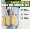 Small Tool Bag,Canvas Tool Bag with Zipper,Large Large Capacity Handbag,Small