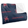 University of Richmond Blanket, 60"x80" Logo Pattern Silky Touch Super