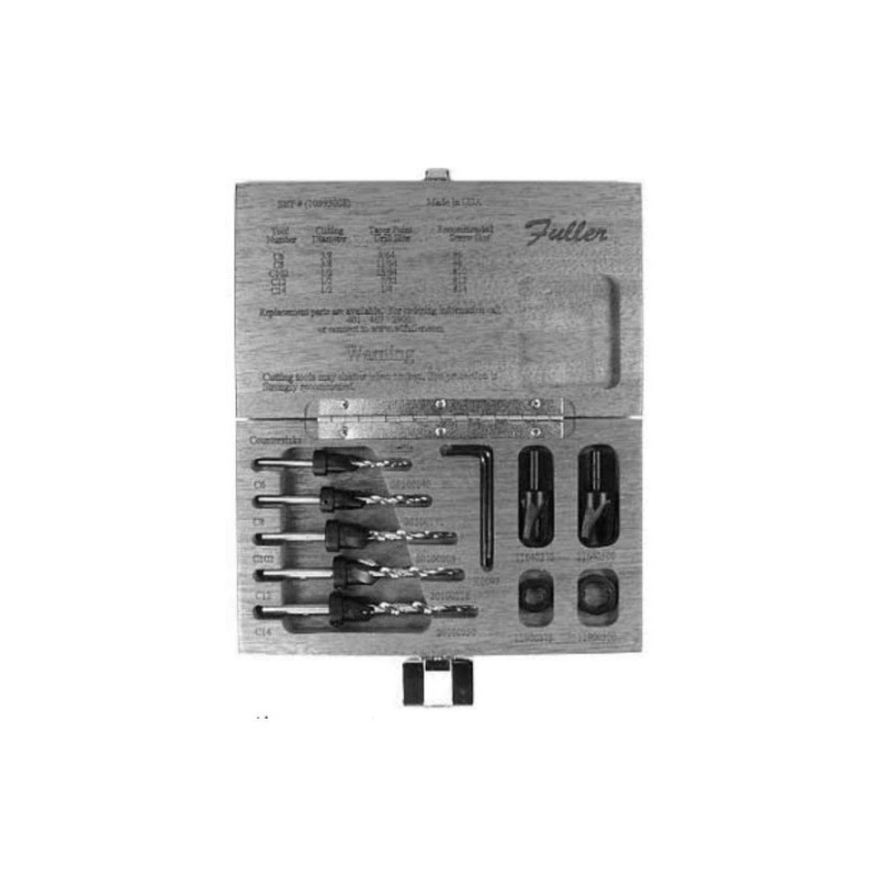 Fuller 1/4 in Quick Change Taper Drill Set