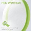 3 Pcs/Set Green Flour Sifter with Long Handle, Hangable Flour