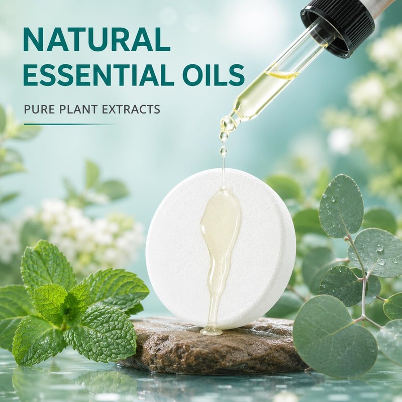 30 Pack Shower Steamers Aromatherapy, Eucalyptus Mint Shower Bombs for