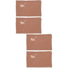 Cabilock 4pcs Quality Material Embroidered Kitchen Towel Tea Towel Household Wiping