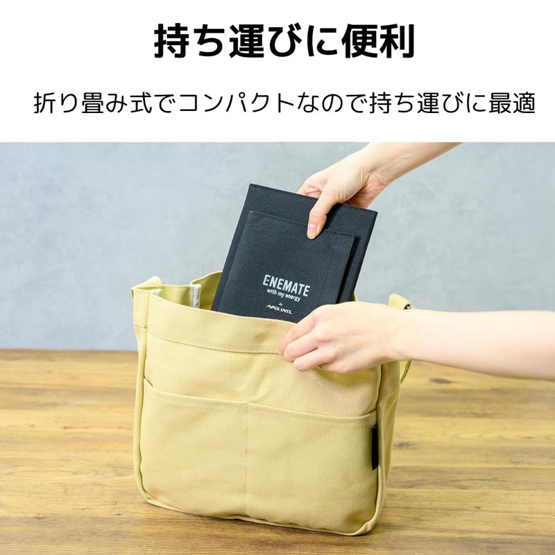 APIX INTL AEC-10W Solar Panel, Solar Charger, Foldable, Compact, Solar