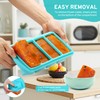 Silicone Freezer Tray with Lid - 1 Cup Silicone Food