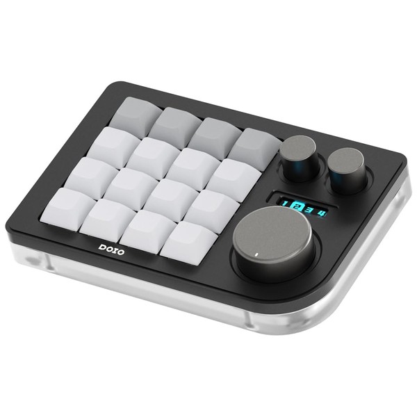 KEEBMONKEY Megalodon Triple Knob Macro Pad Programmable Designer Mini Keyboard