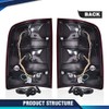 PIT66 Tail Light Assembly Compatible with 07-14 Chevy Silverado w/Single