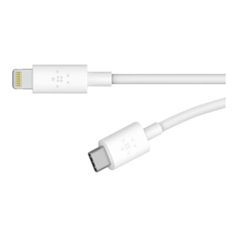 Belkin BoostCharge USB-C to Lightning Cable (1.2 M/4 Ft.) White