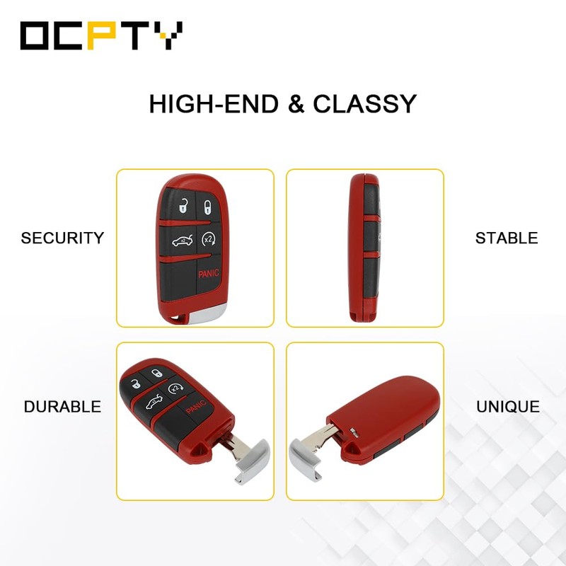 OCPTY Key Fob Shells Case for 2011-2019 for Chrysler 200