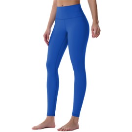 Sunzel Leggings for Women Yoga Pants with Tummy Control & High Waist for Workout Lounge Gym 28" Classic Blue Medium