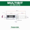 Fraiser Multibit Groove Cutter and Flush Cutter for Copying and