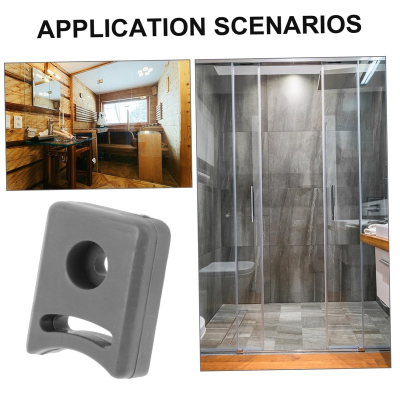 DOITOOL 8pcs Shower Door Bumper Stops Collision Sliding Door Stoppers