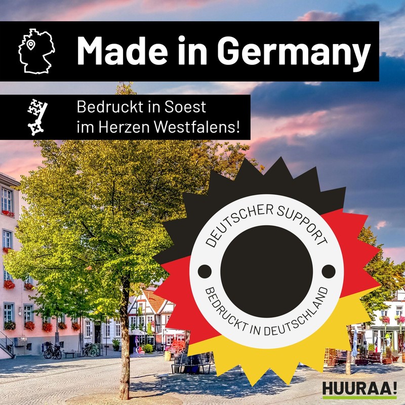 Huuraa Bauchtasche Labrador Retriever Silhouette Geschenk 2,5 Liter Black Labrador