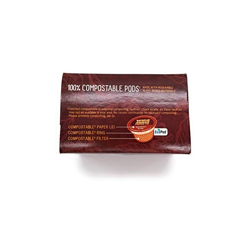 Wide Awake Coffee, Donut Shop Blend K-Cups, 30