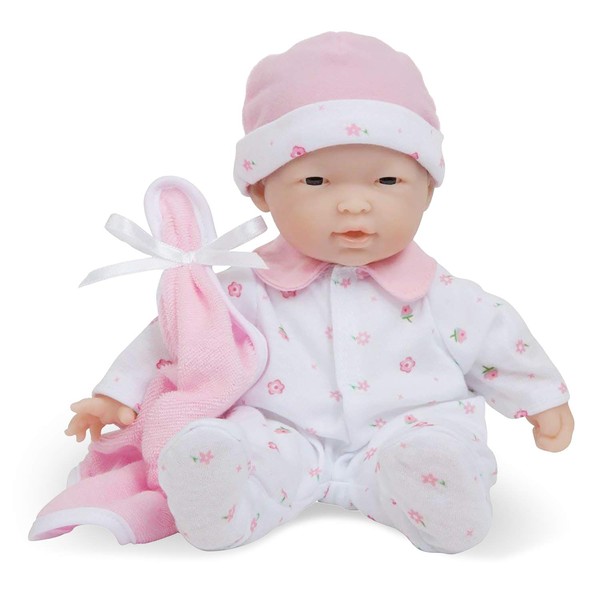 JC Toys La Baby- Asian (Colors May Vary), Pink, Purple, Or Blue