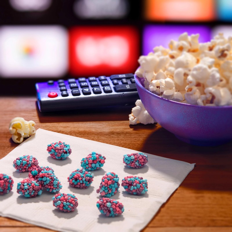 NERDS Gummy Clusters, Candy, Very Berry, Crunchy and Gummy, 18.5