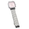 Women Quartz Watch Alloy Steel Strap Stylish Waterproof Ladies Square
