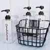 DIDROOM Shampoo Dispenser - Refillable Shampoo and Conditioner Bottles (Clear,