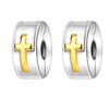 MGIUL Cross Clip Stopper Charms 2 Pieces Pendant for Bracelets