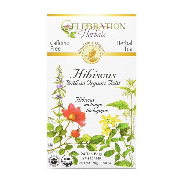 Celebration Herbals Organic Hibiscus Organic Twist Tea 24 bags