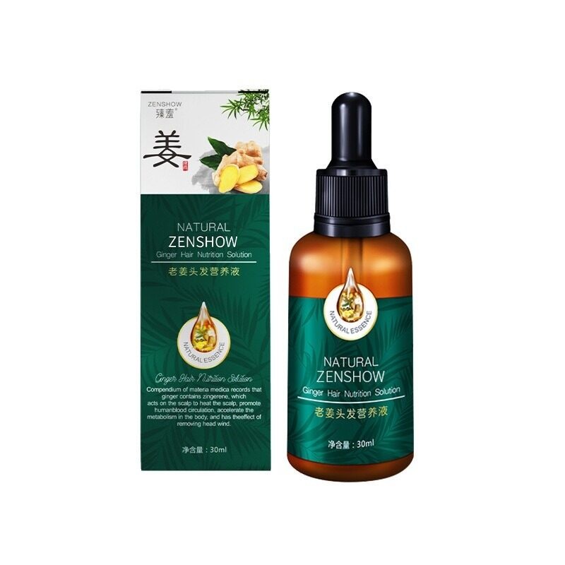 Natural Zenshow Ginger Hair Loss Shampoo Serum Control Oil Strong