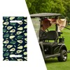 Dickly Golf Cart Seat Cover with Cushion for Two, Club