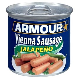 Jalapeno Vienna Sausage, 4.6 oz Cans (Pack of 12)