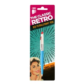 Retro Ballpoint Pen ICO 70 Pack of 1 in Blister Packaging