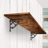 NACH Anchor Shelf Brackets 8 inch, Black Shelf Bracket (Pack