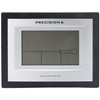Precision LCD Radio Controlled Wall Desk Clock, Day,Alarm, Temperature Moonphase