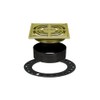 Schluter Kerdi-Drain Contour Shower Grate Kit with Integrated Slope Bonding