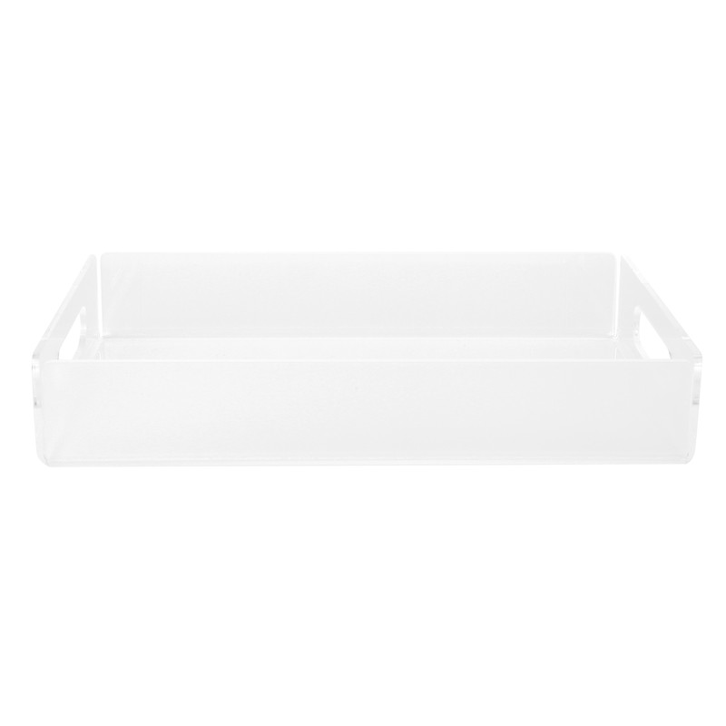 Acrylic Fruit Towel Tray Lightweight Breakfast Cheese Serving Tray with